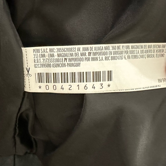 Faux Leather Outer Shell Motorcycle Jacket by Forever 21. - Picture 4 of 5